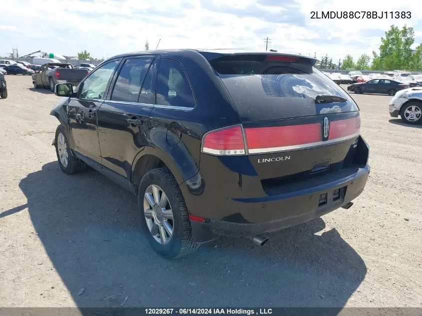 2LMDU88C78BJ11383 2008 Lincoln Mkx