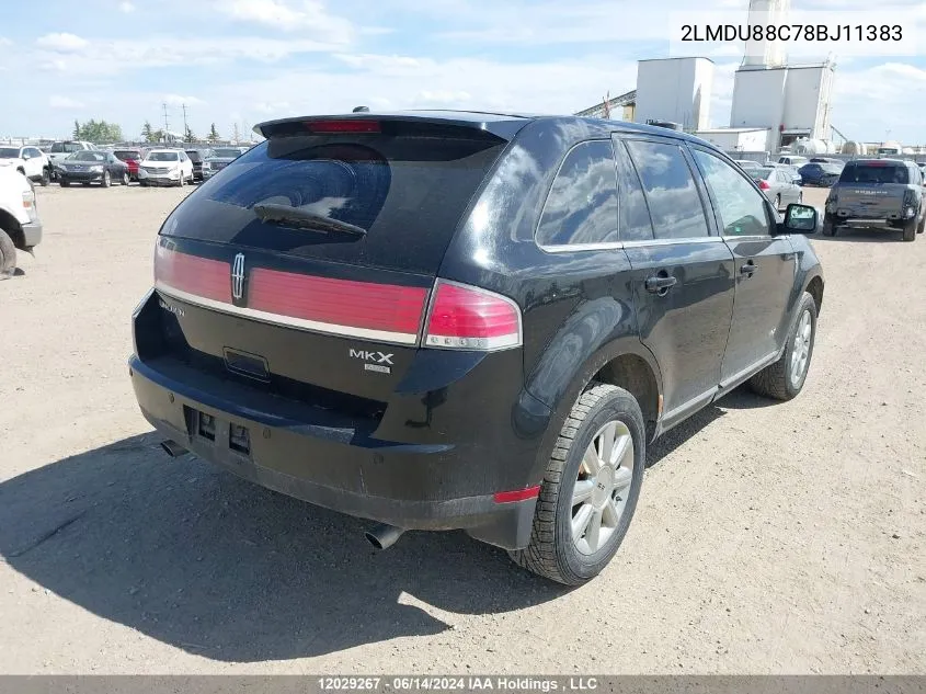 2LMDU88C78BJ11383 2008 Lincoln Mkx