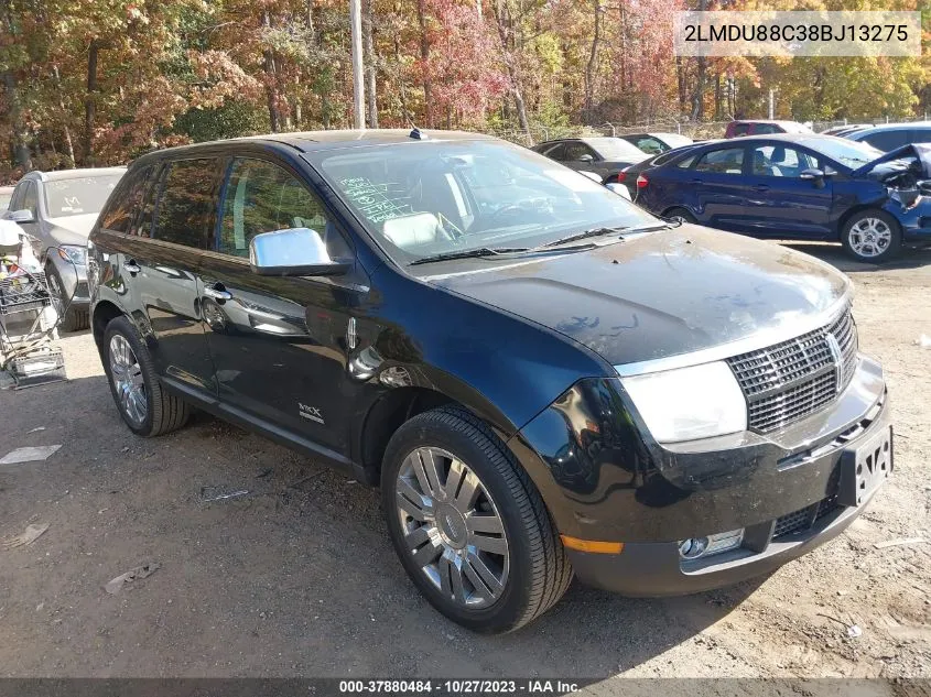 2008 Lincoln Mkx VIN: 2LMDU88C38BJ13275 Lot: 37880484