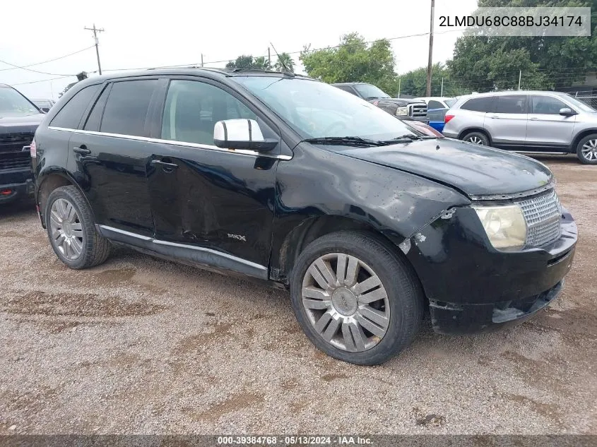 2LMDU68C88BJ34174 2008 Lincoln Mkx