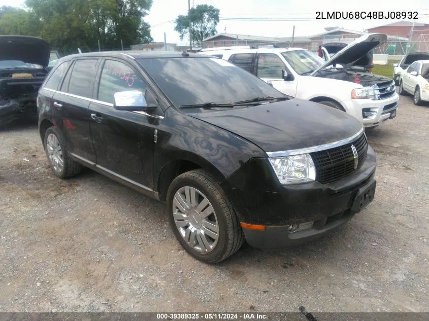 2LMDU68C48BJ08932 2008 Lincoln Mkx