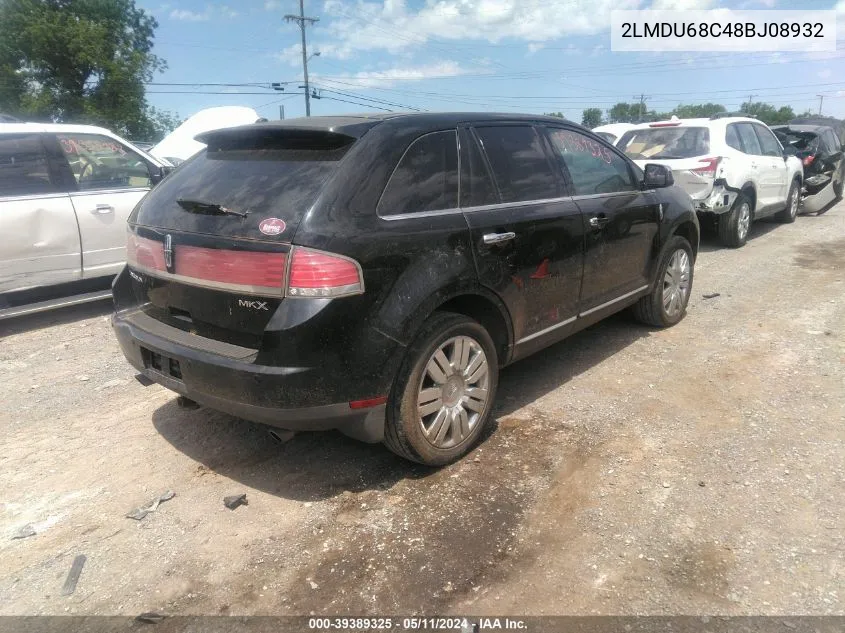 2LMDU68C48BJ08932 2008 Lincoln Mkx