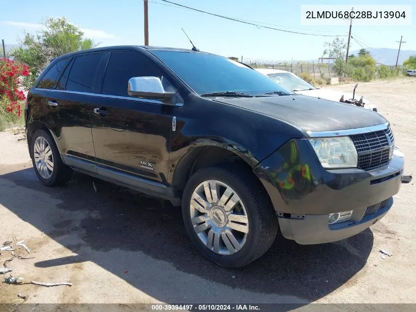 2008 Lincoln Mkx VIN: 2LMDU68C28BJ13904 Lot: 39394497