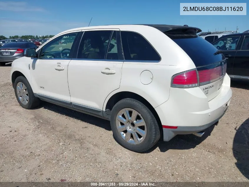 2LMDU68C08BJ11620 2008 Lincoln Mkx