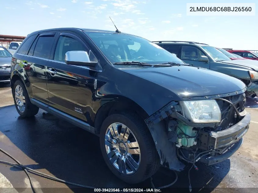 2LMDU68C68BJ26560 2008 Lincoln Mkx