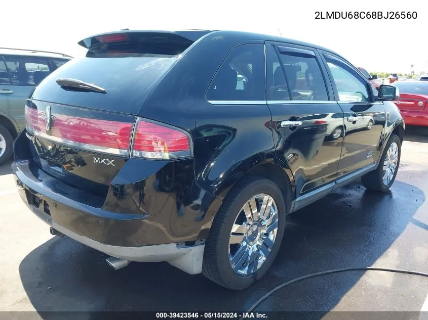 2LMDU68C68BJ26560 2008 Lincoln Mkx