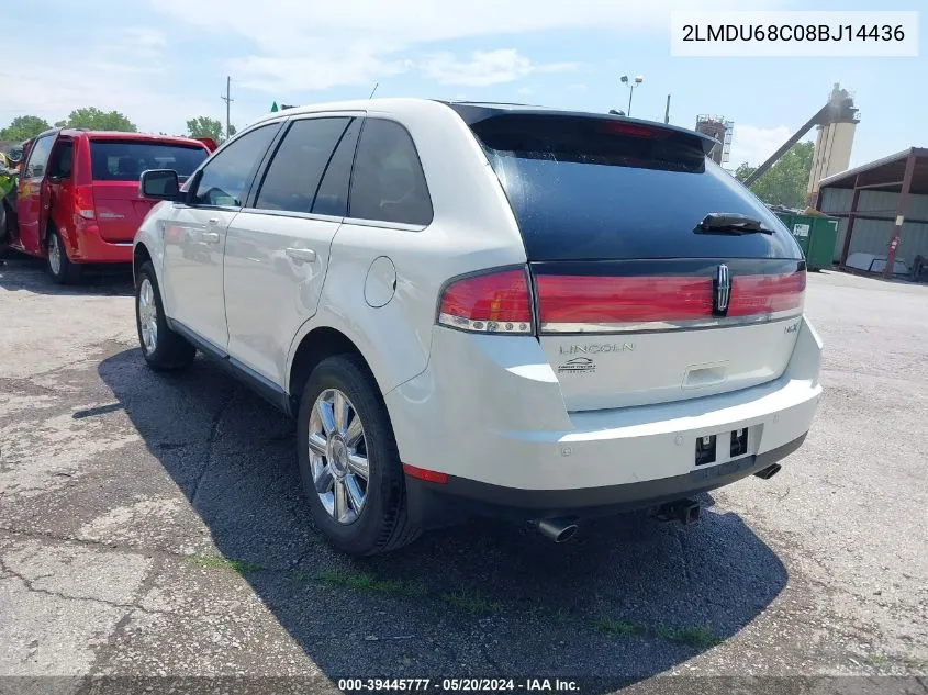 2LMDU68C08BJ14436 2008 Lincoln Mkx