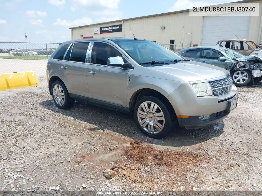 2LMDU88C18BJ30740 2008 Lincoln Mkx