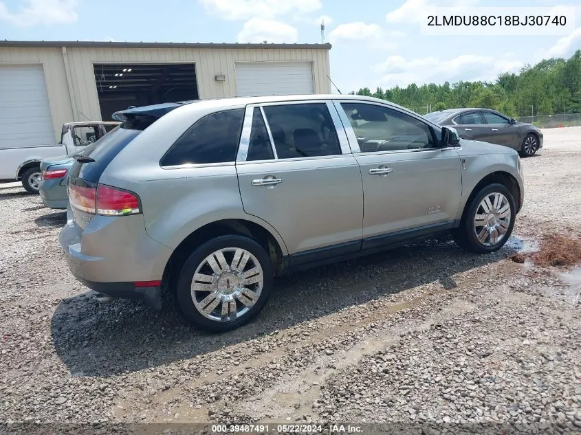 2LMDU88C18BJ30740 2008 Lincoln Mkx