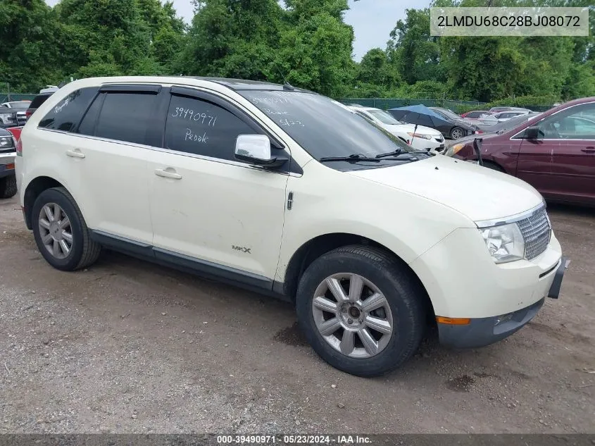 2LMDU68C28BJ08072 2008 Lincoln Mkx