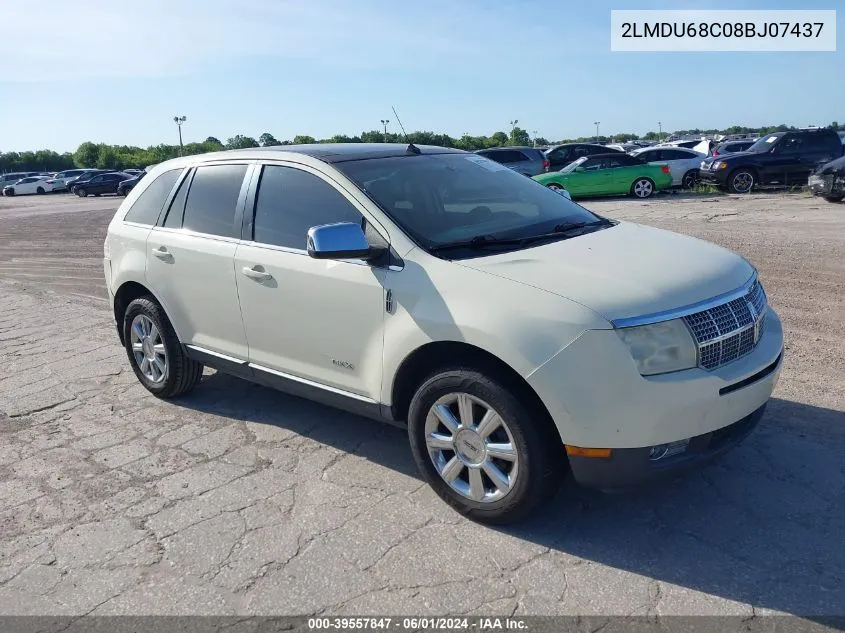 2008 Lincoln Mkx VIN: 2LMDU68C08BJ07437 Lot: 39557847