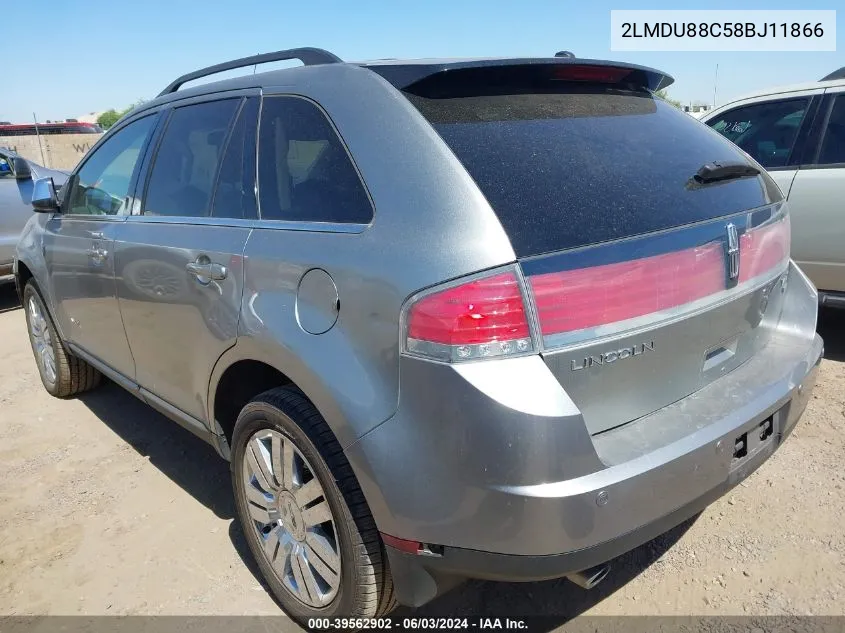 2LMDU88C58BJ11866 2008 Lincoln Mkx