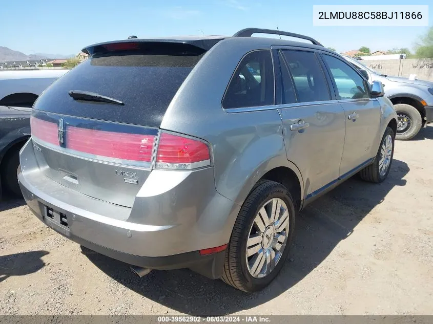 2LMDU88C58BJ11866 2008 Lincoln Mkx