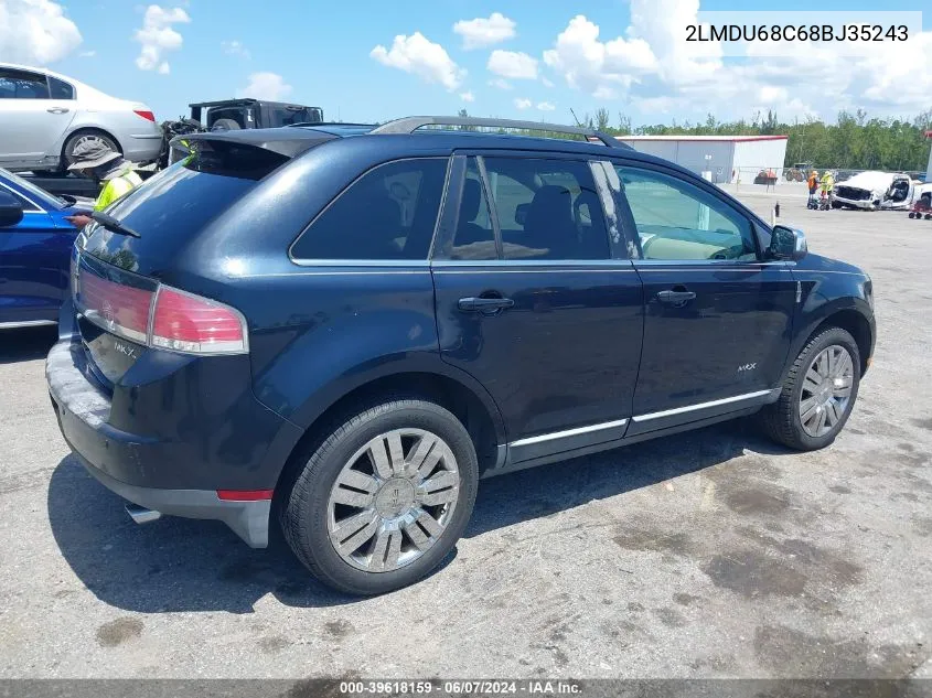 2LMDU68C68BJ35243 2008 Lincoln Mkx