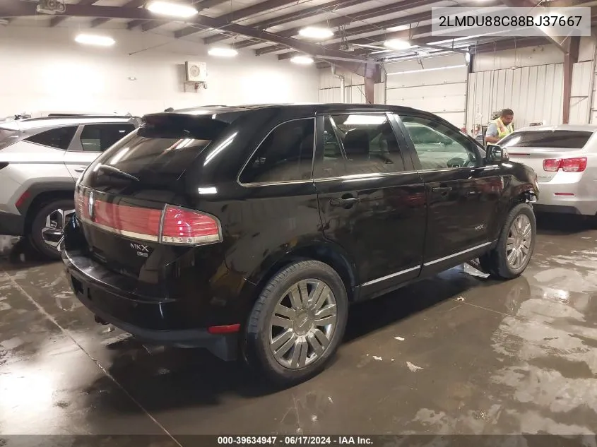 2LMDU88C88BJ37667 2008 Lincoln Mkx