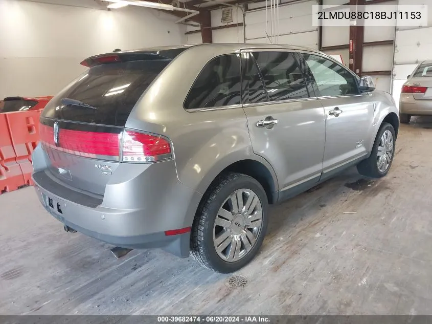 2LMDU88C18BJ11153 2008 Lincoln Mkx