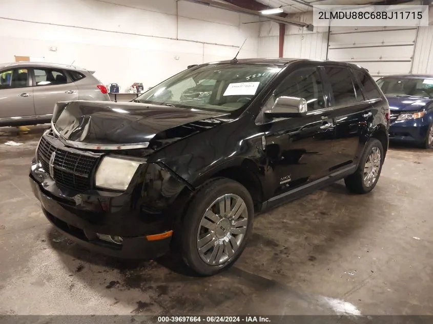 2LMDU88C68BJ11715 2008 Lincoln Mkx