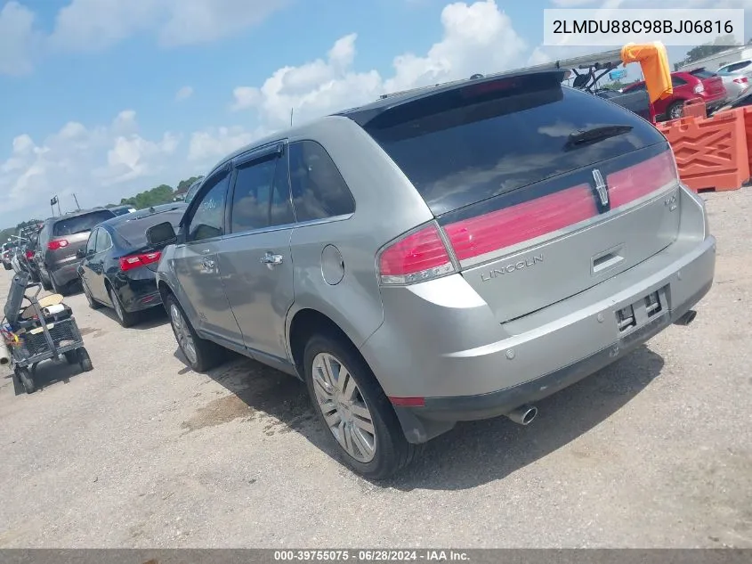 2LMDU88C98BJ06816 2008 Lincoln Mkx