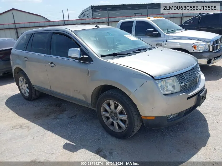 2008 Lincoln Mkx VIN: 2LMDU68C58BJ13508 Lot: 39784274