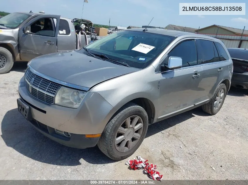 2LMDU68C58BJ13508 2008 Lincoln Mkx