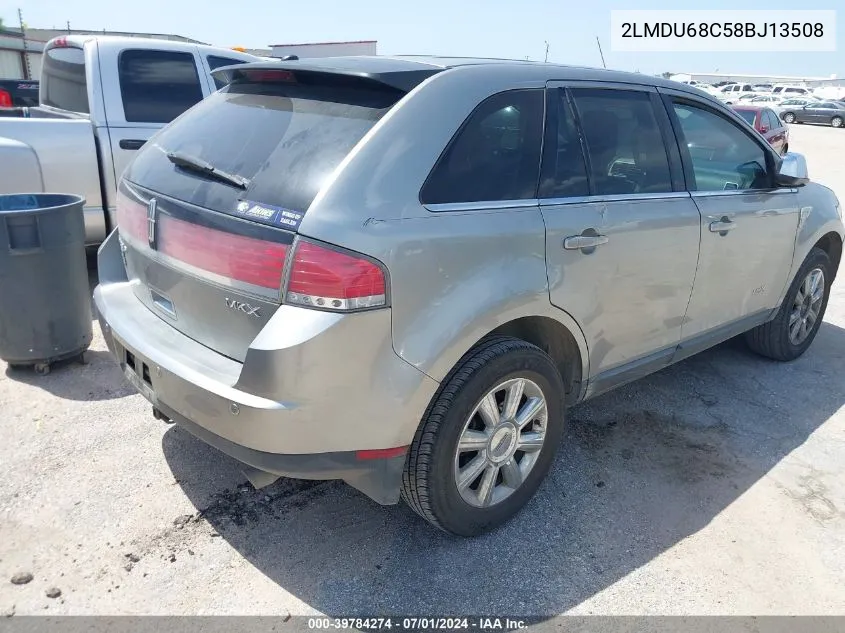 2LMDU68C58BJ13508 2008 Lincoln Mkx