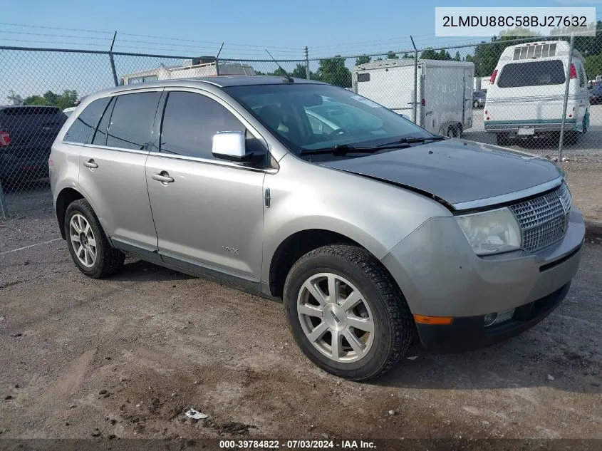 2LMDU88C58BJ27632 2008 Lincoln Mkx