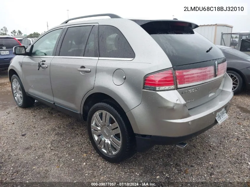 2LMDU68C18BJ32010 2008 Lincoln Mkx