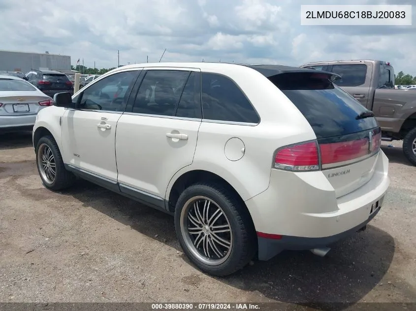 2LMDU68C18BJ20083 2008 Lincoln Mkx