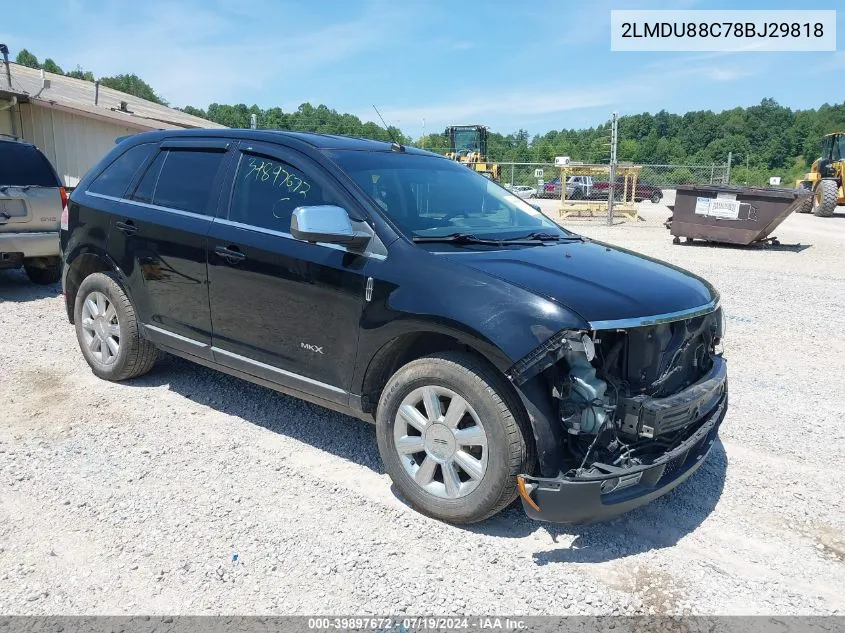 2LMDU88C78BJ29818 2008 Lincoln Mkx