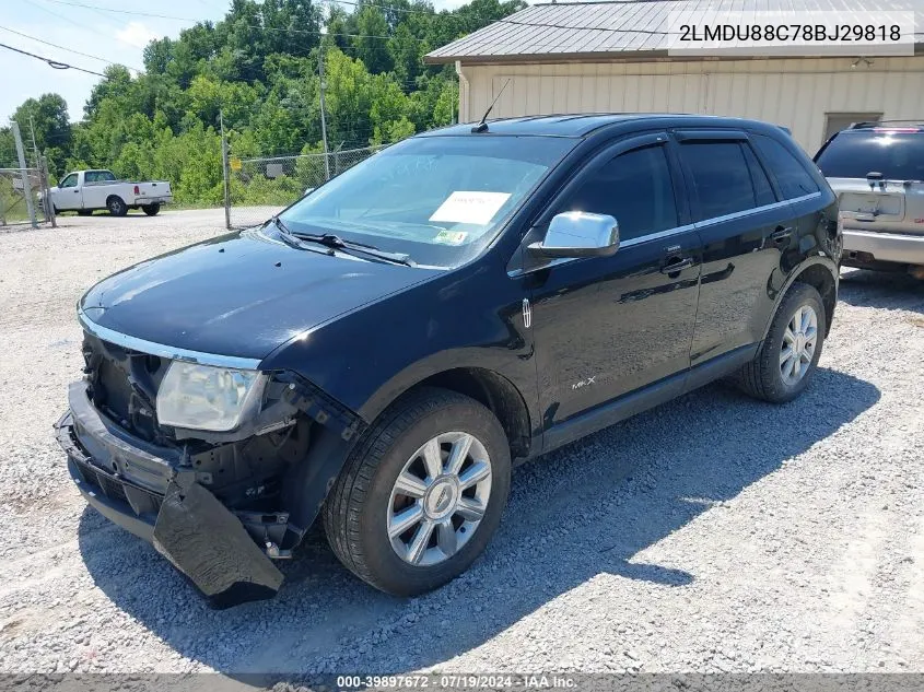 2LMDU88C78BJ29818 2008 Lincoln Mkx