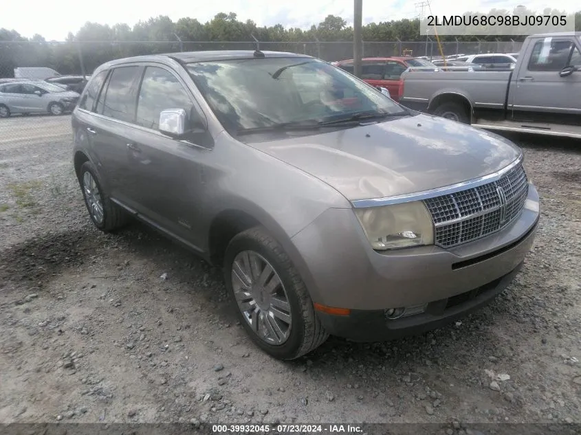 2008 Lincoln Mkx VIN: 2LMDU68C98BJ09705 Lot: 39932045