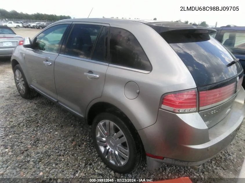 2008 Lincoln Mkx VIN: 2LMDU68C98BJ09705 Lot: 39932045