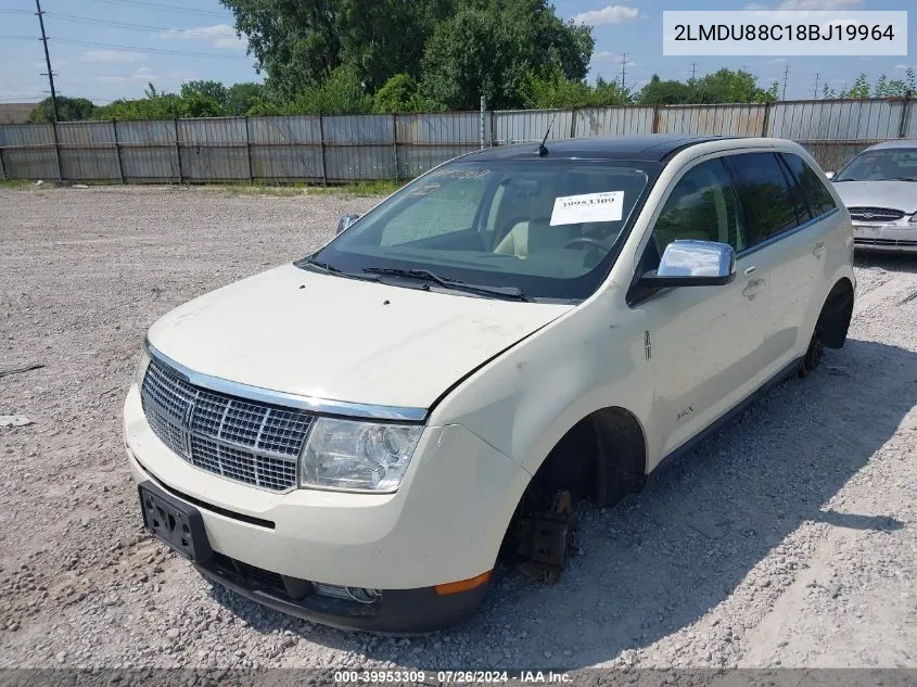 2LMDU88C18BJ19964 2008 Lincoln Mkx