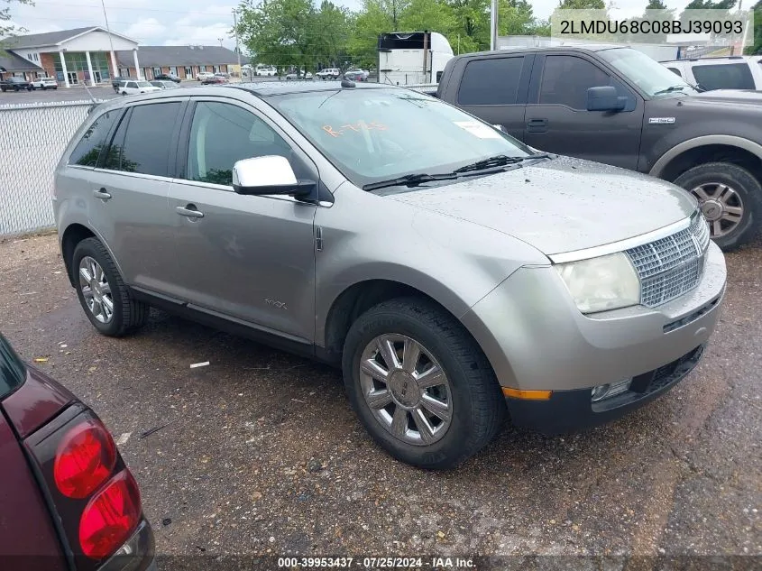 2LMDU68C08BJ39093 2008 Lincoln Mkx