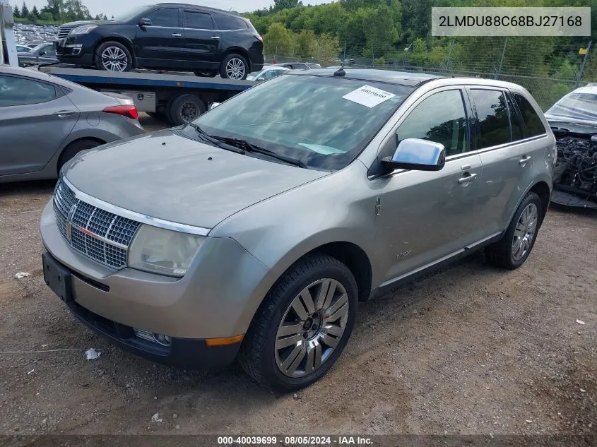 2LMDU88C68BJ27168 2008 Lincoln Mkx