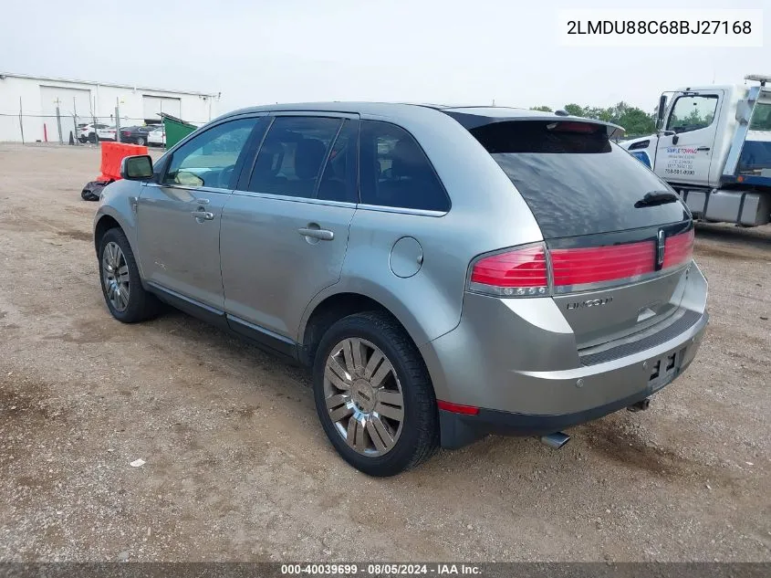 2LMDU88C68BJ27168 2008 Lincoln Mkx