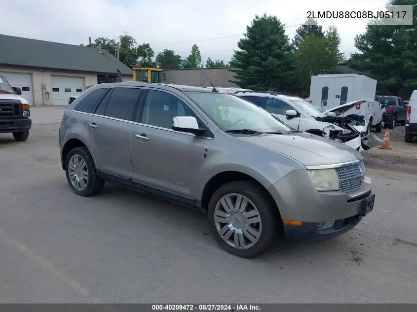 2LMDU88C08BJ05117 2008 Lincoln Mkx