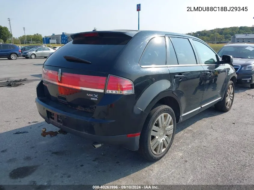 2LMDU88C18BJ29345 2008 Lincoln Mkx