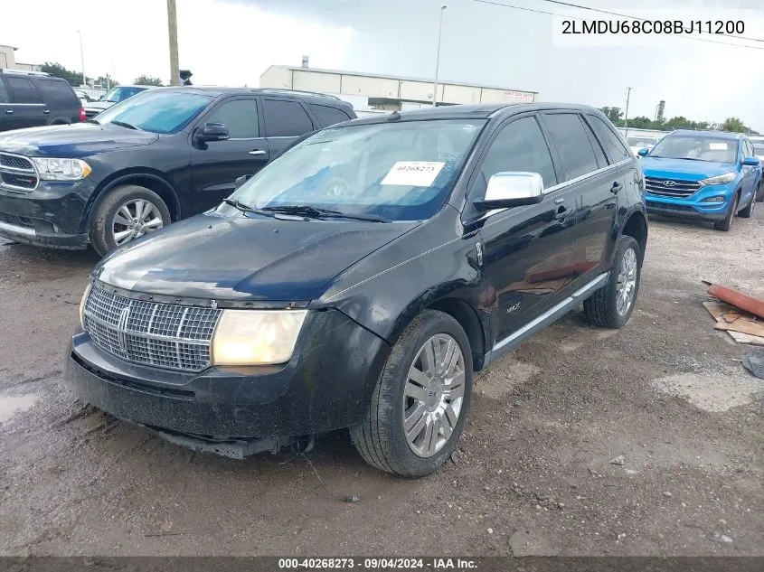 2LMDU68C08BJ11200 2008 Lincoln Mkx