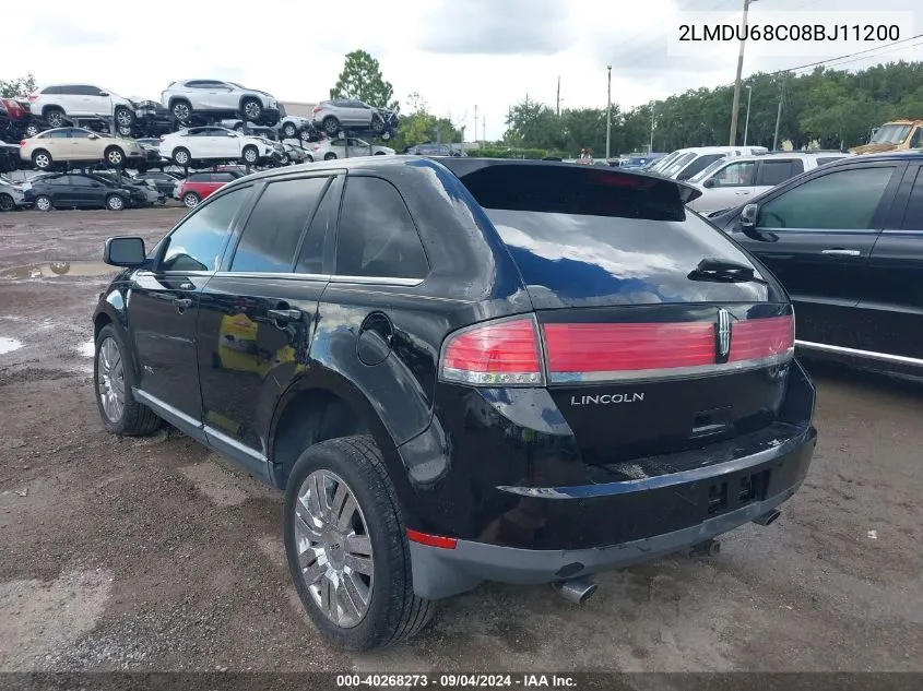 2LMDU68C08BJ11200 2008 Lincoln Mkx