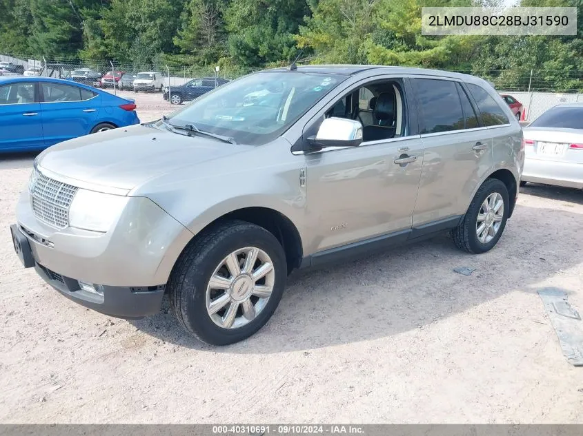 2LMDU88C28BJ31590 2008 Lincoln Mkx