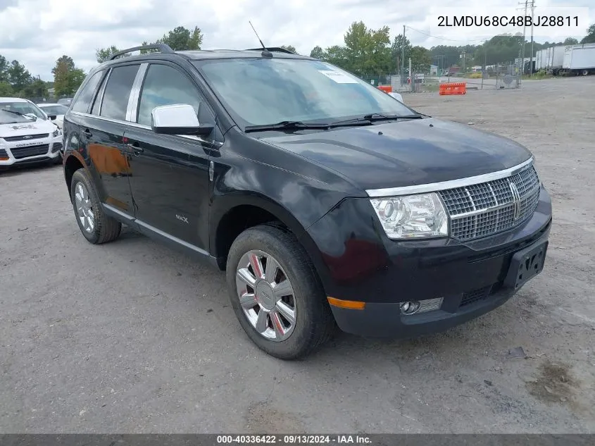 2008 Lincoln Mkx VIN: 2LMDU68C48BJ28811 Lot: 40336422