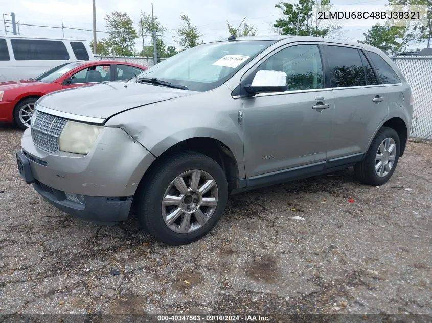 2LMDU68C48BJ38321 2008 Lincoln Mkx