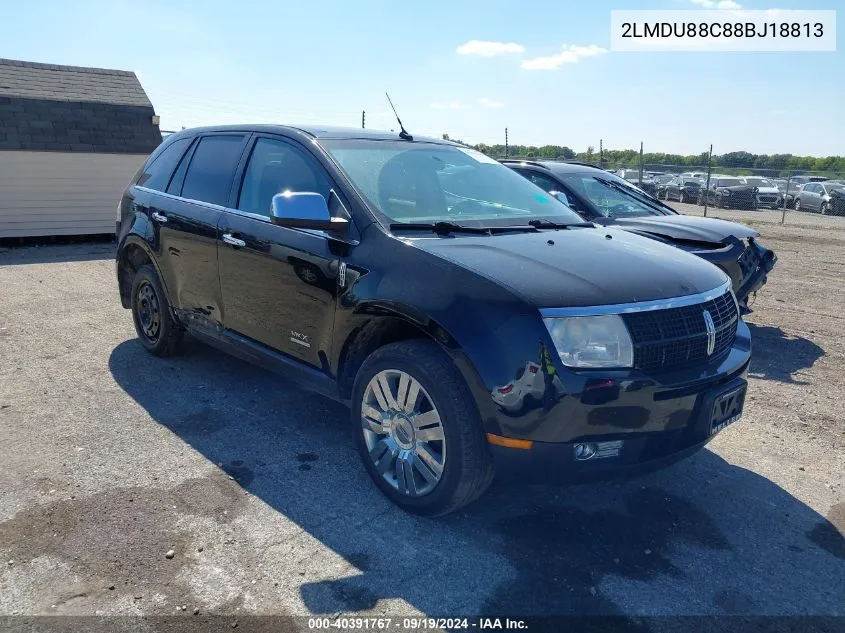 2008 Lincoln Mkx VIN: 2LMDU88C88BJ18813 Lot: 40391767