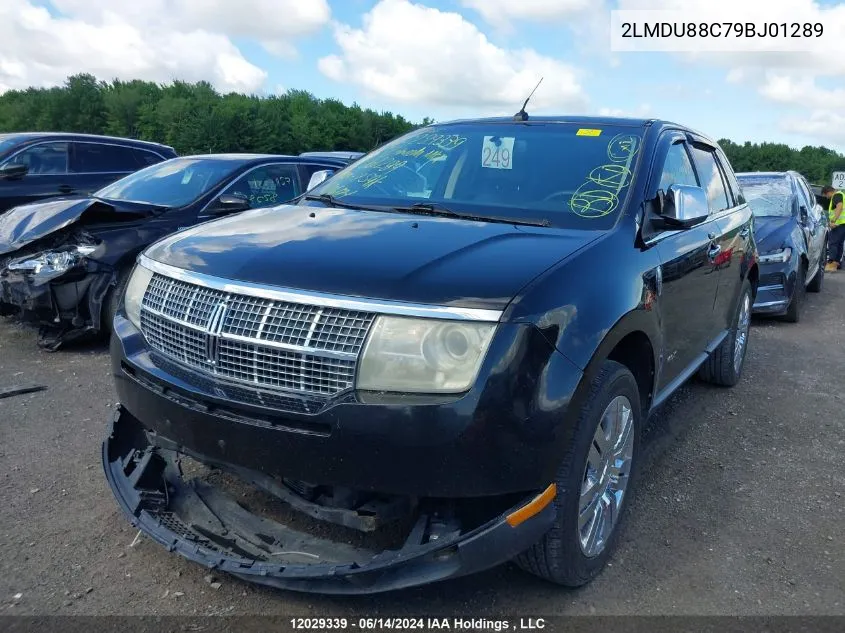 2LMDU88C79BJ01289 2009 Lincoln Mkx