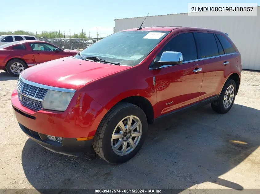 2LMDU68C19BJ10557 2009 Lincoln Mkx