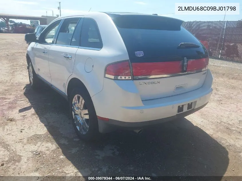 2LMDU68C09BJ01798 2009 Lincoln Mkx