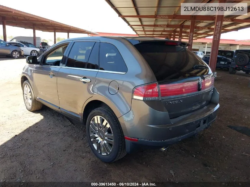 2009 Lincoln Mkx VIN: 2LMDU88C19BJ12613 Lot: 39613450