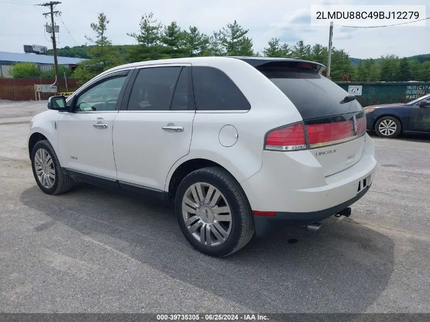 2LMDU88C49BJ12279 2009 Lincoln Mkx