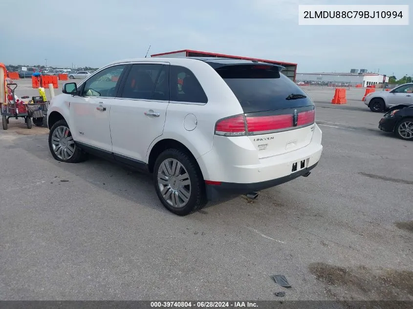 2LMDU88C79BJ10994 2009 Lincoln Mkx